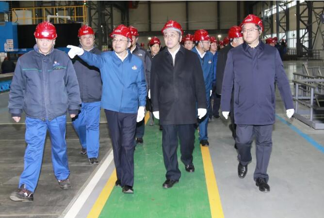 雷凡培、楊金成到渤船集團(tuán)調(diào)研